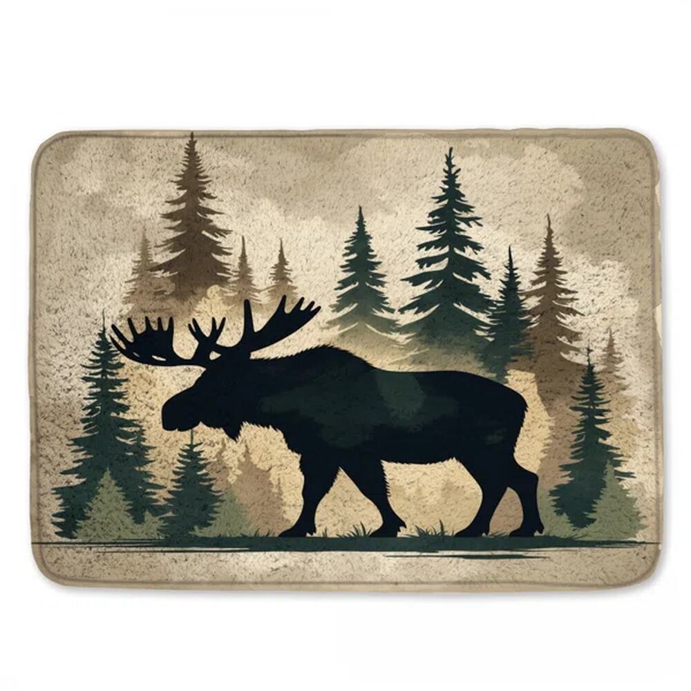 Deer Forest Bath Mat